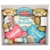 Happy Birthday Themed Dog Treats Gift Box - 22 treats