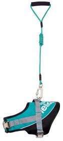 Helios Bark-Mudder Easy Tension 3M Reflective Endurance 2-in-1 Adjustable Dog Leash and Harness - Small