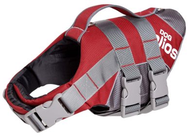 Helios Splash-Explore Outer Performance 3M Reflective and Adjustable Buoyant Dog Harness and Life Jacket - Small