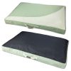 Dog Helios 'Immortal-Trek' Waterproof Rectangular Travel Dog Bed - Green - Small