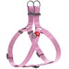 Pink Re Cotton Dog Harness Eco Friendly Small Size 17-22 inch Dog Harness for Small Medium Dogs Reflective Dog Harness with Adjustable Size - Waudog