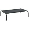 Elevated Dog Bed Black S Textilene - Black