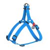 Waterproof Dog Harness Blue Color M Size 20-32 inch Heavy Duty Durable Dog Harness for Medium Dogs - Waudog