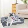 Dog Bed Pet Bed Sofa Dog Couch Pet Cushion Carpet Mattress with Washable and Removable Cover for Medium Large Dogs - XL