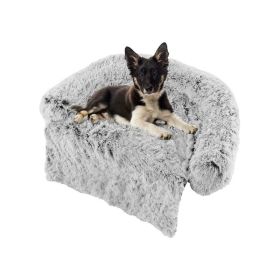 Pet Supplies Plush Calming Dog Couch Bed - Style A - M