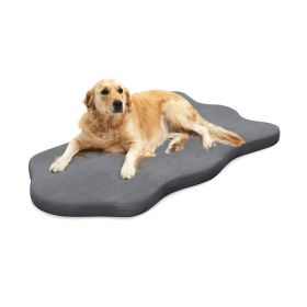 Pet Supplies Dog Bed with Memory Foam Support - Gray - O/S