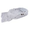 Washable Fluffy Human Dog Bed with Soft Blanket and Plump Pillow  - Gray