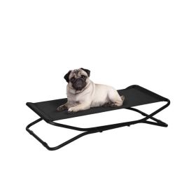 Indoor Outdoor Pet Bed for Medium Small Dogs Cats - Black - Pet supplies