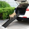 Folding Dog Ramp Black 60.2"x15.7"x4.9" Plastic - Black