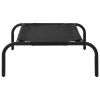 Elevated Dog Bed Black S Textilene - Black