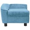 Dog Sofa Turquoise 28.3"x17.7"x11.8" Plush - Turquoise