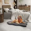 Orthopedic Dog Bed with Memory Foam Support for Large Dogs - Gray