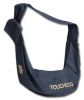 Touchdog 'Paw-Ease' Over-The-Shoulder Travel Sling Pet Carrier - Navy