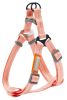 Touchdog 'Macaron' 2-in-1 Durable Nylon Dog Harness and Leash - Pink - Large