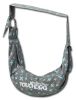 Touchdog 'Paw-Ease' Over-The-Shoulder Travel Sling Pet Carrier - Grey