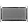 Elevated Dog Bed Black XL Textilene - Black