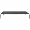 Elevated Dog Bed Black XL Textilene - Black