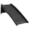 Folding Dog Ramp Black 60.2"x15.7"x4.9" Plastic - Black