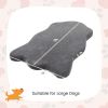 Orthopedic Dog Bed with Memory Foam Support for Large Dogs - Gray