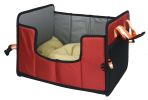 Pet Life 'Travel-Nest' Folding Travel Cat and Dog Bed - Red - Small