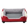 Pet Life "Dream Smart" Electronic Heating and Cooling Smart Pet Bed - Burgundy Red - Medium