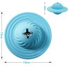 Food Dispensing Dog Treat Ball IQ Interactive Puzzle Toys for Medium Large Dogs Chasing Chewing Playing - Blue