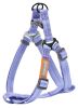 Touchdog 'Macaron' 2-in-1 Durable Nylon Dog Harness and Leash - Purple - Large