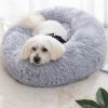 Pet Bed For Dog & Cat; Plush Cat Bed Warm Dog Bed For Indoor Dogs; Plush Dog Bed; Winter Cat Mat - Light Green - 50cm/19.7in