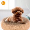 Soft Warm Puppy Cat Bed Dog Cozy Nest for S/M Dog - Apricot Yellow - O/S