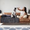 Dog Mat Furniture Protector Fluffy Dog Couch Bed - Dark Gray - XL