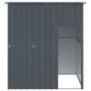 Dog House with Roof Anthracite 65"x60.2"x71.3" Galvanized Steel - Anthracite