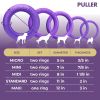 Puller Outdoor Dog Ring Toys Dog Fetch Toy for Large Dogs Outside Dog Yard Toys 2 Rings - Collar