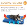 Coolin' Comfort Bed Blue Medium 22 X 32 Inches - medium-22lx32wx1.5hin.