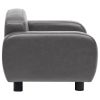 Dog Sofa Gray 31.5"x19.7"x15.7" Faux Leather - Grey