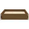 Dog Bed Honey Brown 20.3"x17.3"x3.5" Solid Wood Pine - Brown