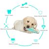 Dog Molar Toothbrush Toys Chew Cleaning Teeth Safe Puppy Dental Care Soft Pet Cleaning Toy Supplies - Basic Yellow