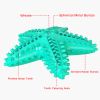 Sea Star Shaped Dog Toothbrush with Sound Pet Teeth Grinding Toy Dog Sound Toy - C - CN