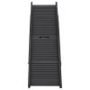 Folding Dog Ramp Black 60.2"x15.7"x4.9" Plastic - Black