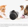 PawPartner Dog Tumbler Interactive Toys Increases Pet IQ Slow Feeder Labrador French Bulldog Swing Training Food Dispenser - Black - China