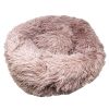 Pet Life 'Nestler' High-Grade Plush and Soft Rounded Dog Bed - Pink - Medium