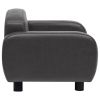 Dog Sofa Dark Gray 31.5"x19.7"x15.7" Faux Leather - Grey