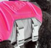 Dog Helios 'Tidal Guard' Multi-Point Strategically-Stitched Reflective Pet Dog Life Jacket Vest - Pink - Large