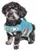 Dog Helios 'Tidal Guard' Multi-Point Strategically-Stitched Reflective Pet Dog Life Jacket Vest - Blue - Medium