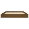 Dog Bed Honey Brown 40"x29.1"x3.5" Solid Wood Pine - Brown