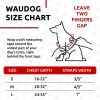 Waterproof Dog Harness Adjustable for Small Dogs Heavy Duty Harness with Durable Metal Clasp Pink Color 16-22 inch S Size) - Waudog