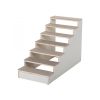 7-Tier Pet Stair, Portable Pet Ramp, Pet Furniture Dog Ladder with Felt Pad, Non-Slip Mat for Couch, Sofa, High Bed, Natural - As pic