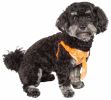 Pet Life 'Bonatied' Mesh Reversible And Breathable Adjustable Dog Harness W/ Designer Neck Tie - Orange - Medium