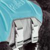 Dog Helios 'Tidal Guard' Multi-Point Strategically-Stitched Reflective Pet Dog Life Jacket Vest - Blue - Medium