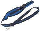 Pet Life Echelon Hands Free And Convertible 2-In-1 Training Dog Leash And Pet Belt With Pouch - Blue