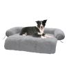 Dog Mat Furniture Protector Fluffy Dog Couch Bed - Light Gray - XL